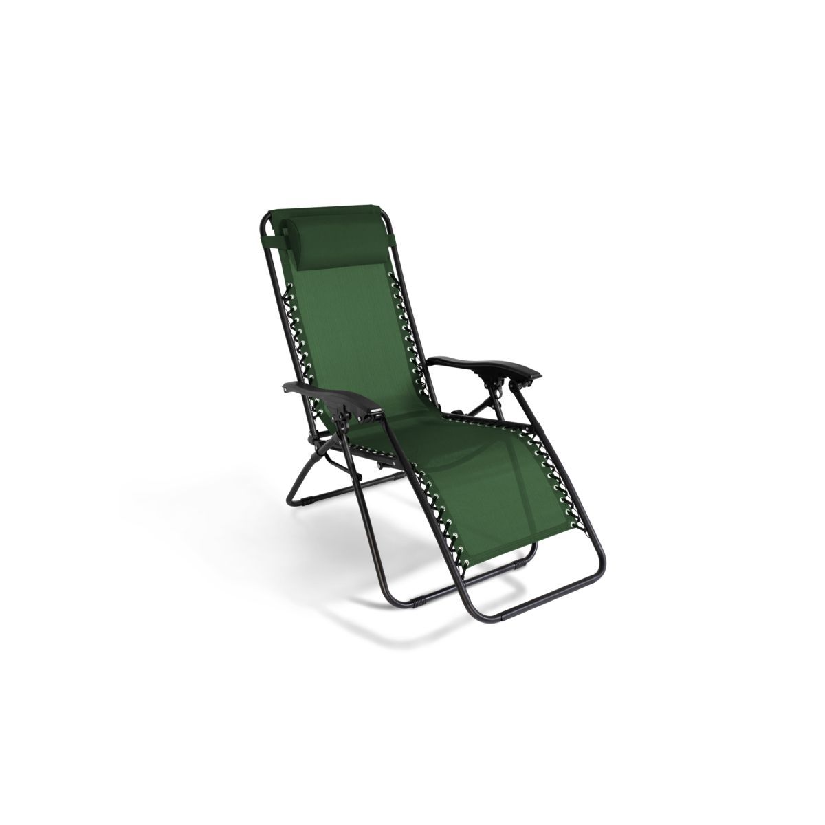 Inkazen Lot de 2 fauteuils de jardin relax vert