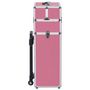 Voir la diapositive 3 : VIDAXL Chariot de maquillage Aluminium Rose