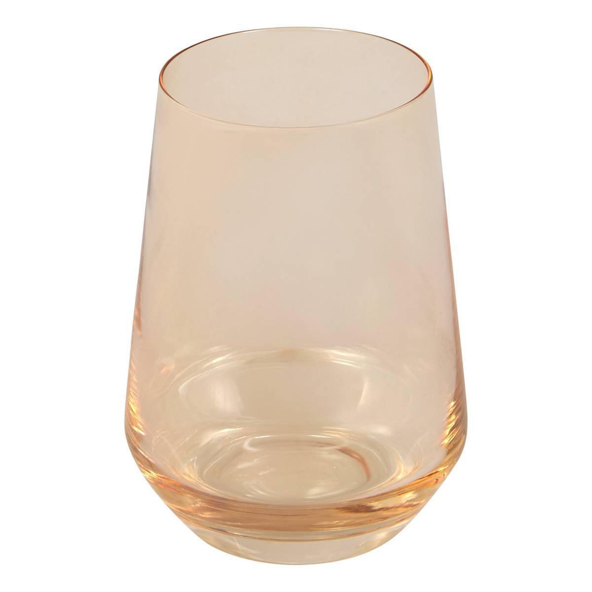 Voir la diapositive 2 : SECRET DE GOURMET Lot de 4 verres à eau  ambre  41cl ambre