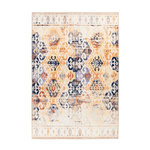 Paris Prix Tapis Tissé Rétro à Poils Courts  Saphira  Beige. Coloris disponibles : Beige