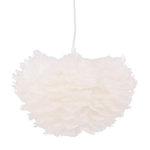 Paris Prix Lampe Suspension en plume  Nicola  35cm Blanc