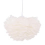 Voir la diapositive 1 : Paris Prix Lampe Suspension en plume  Nicola  35cm Blanc
