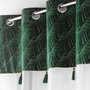Voir la diapositive 2 : Paris Prix Rideau Voilage à Œillets  Palmina  140x280cm Vert