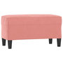 Voir la diapositive 2 : VIDAXL Banc Rose 70x35x41 cm Velours