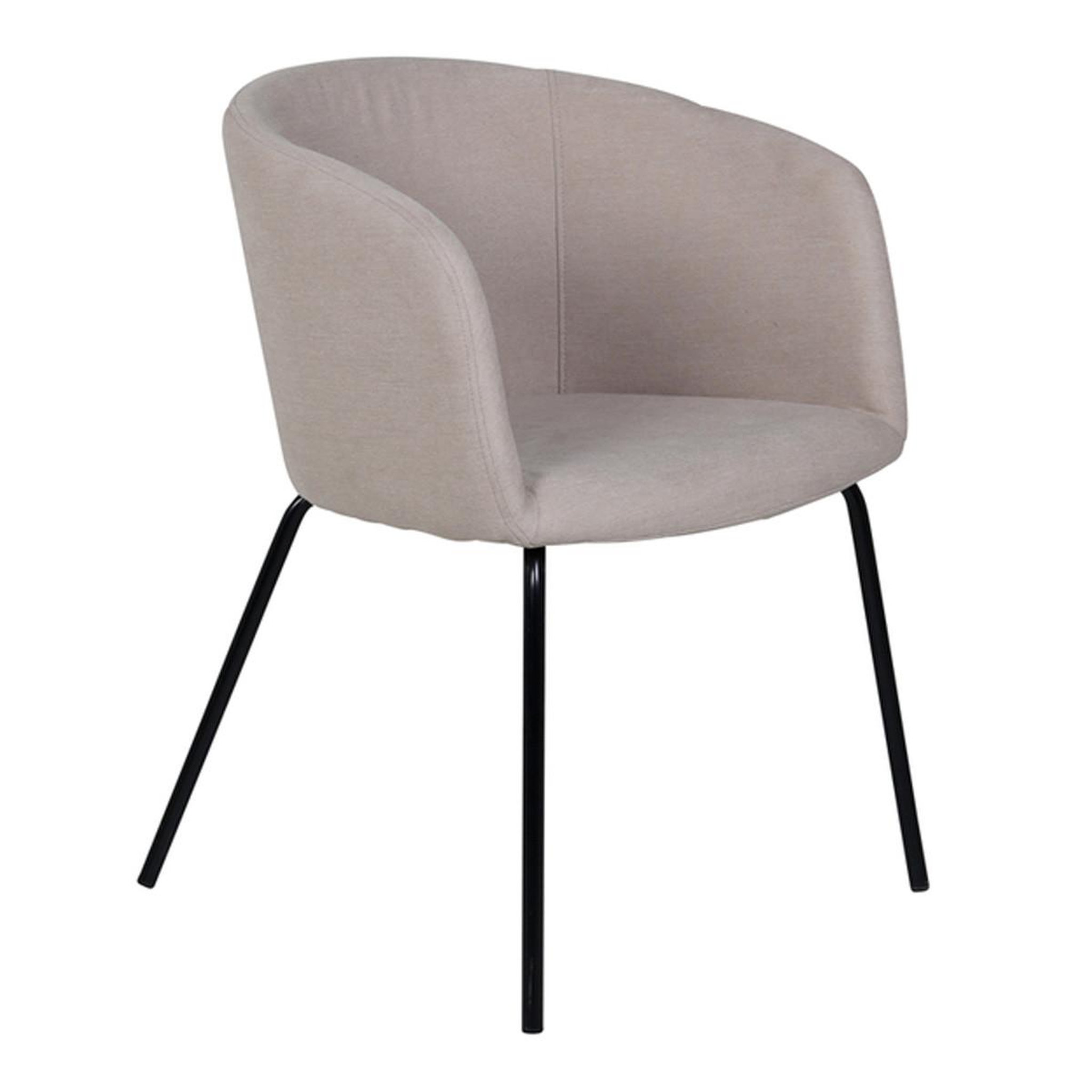 Paris Prix Chaise en tissu  berit  78cm beige