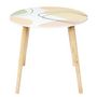 Voir la diapositive 5 : Paris Prix Lot de 2 Tables Gigognes  Poésie  48cm Multicolore