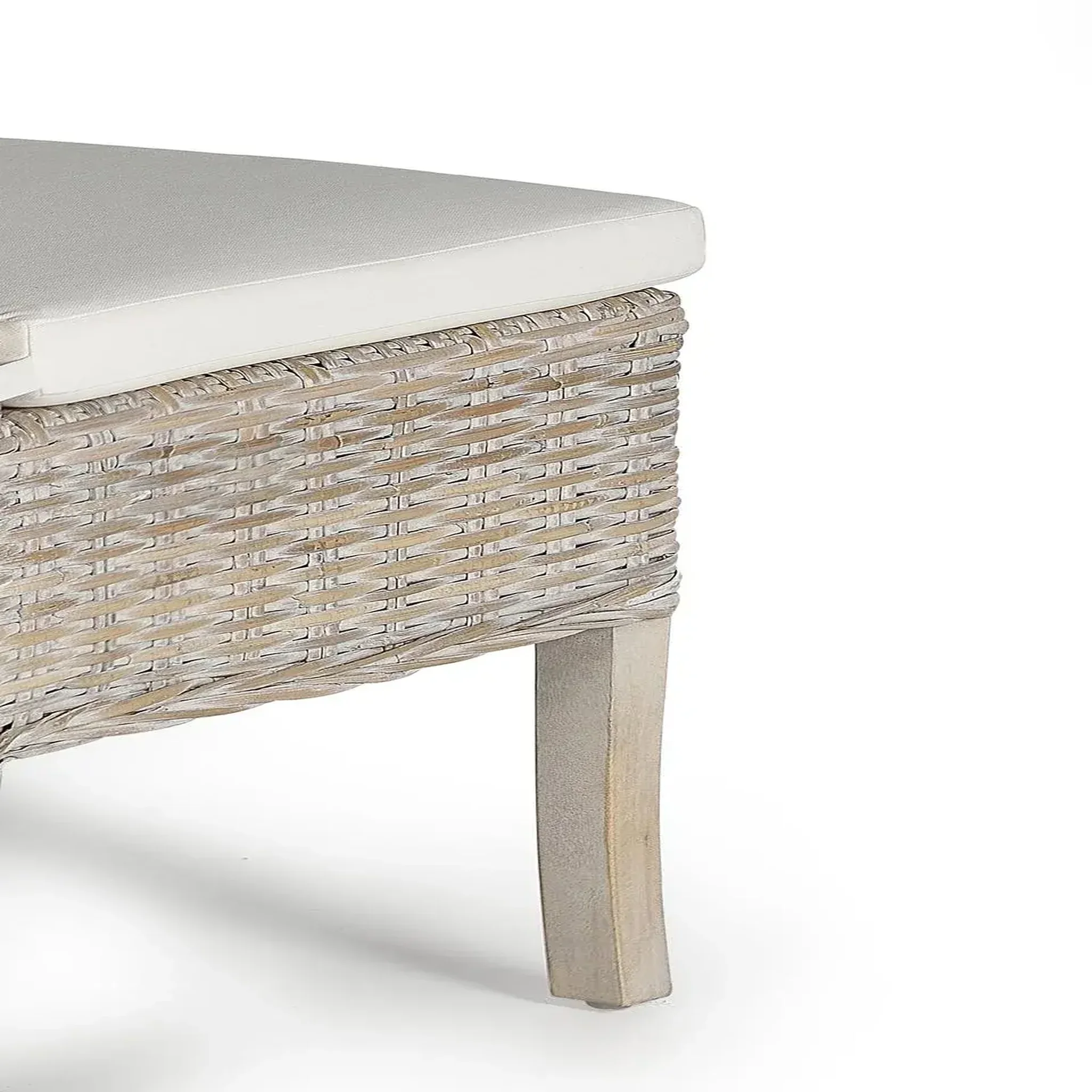 Voir la diapositive 4 : GINER Y COLOMER SL Lot de 2 chaises de rotin naturel 47 cm style méditerranéen