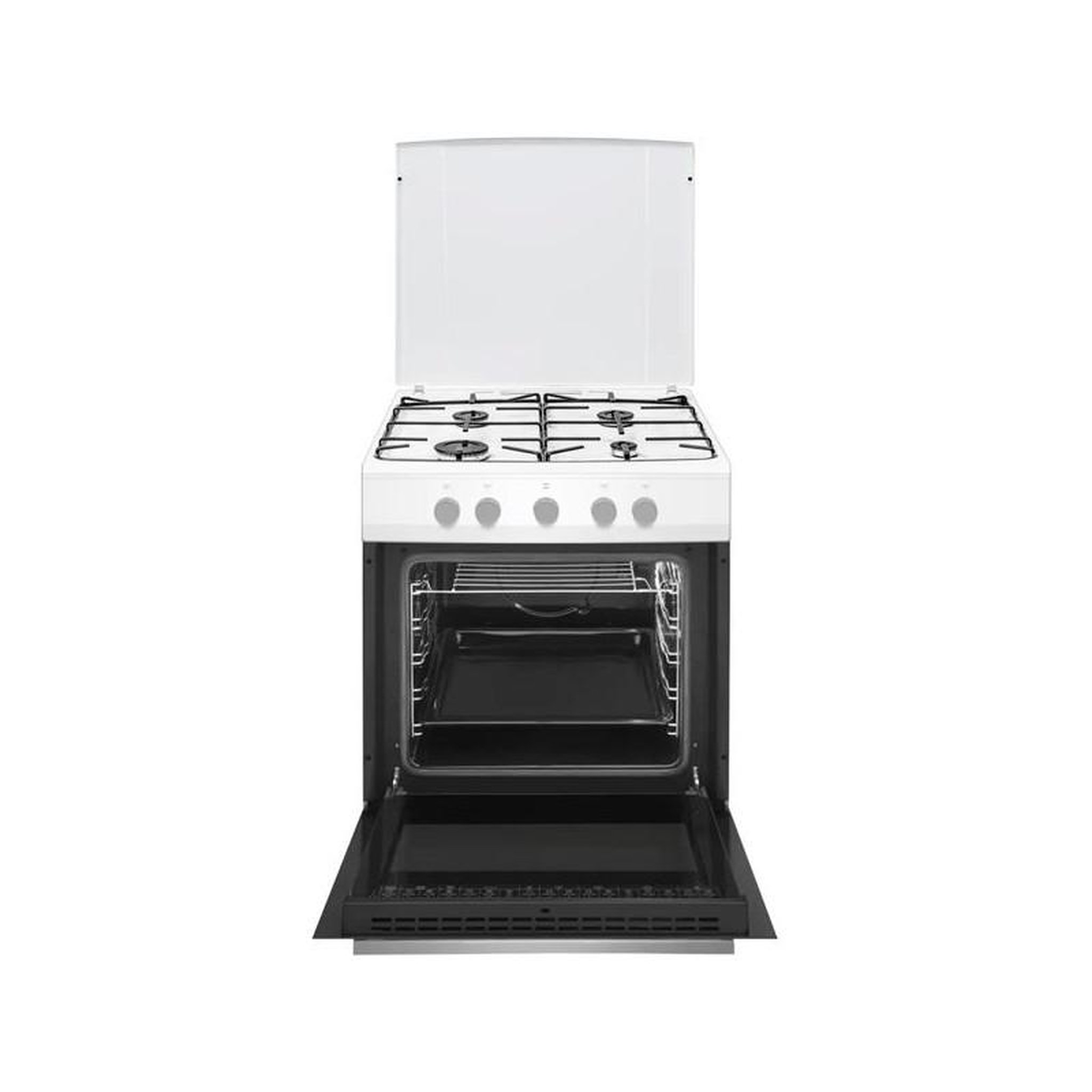 Voir la diapositive 3 : Fagor Cuisinière à gaz 74l 4 feux inox - facg2002b