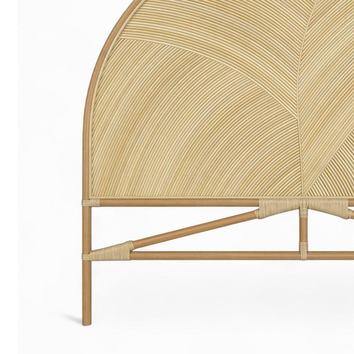 Rendez vous déco Tête de lit en rotin naturel 140 cm-Beigia