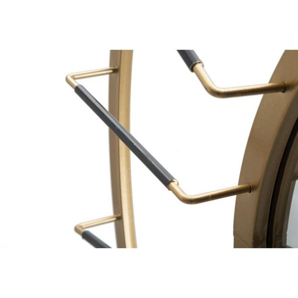 Paris Prix Miroir Mural Déco  Blake  81cm Or & Noir