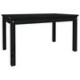 Voir la diapositive 2 : VIDAXL Table de jardin noir 82,5x50,5x45 cm bois massif de pin