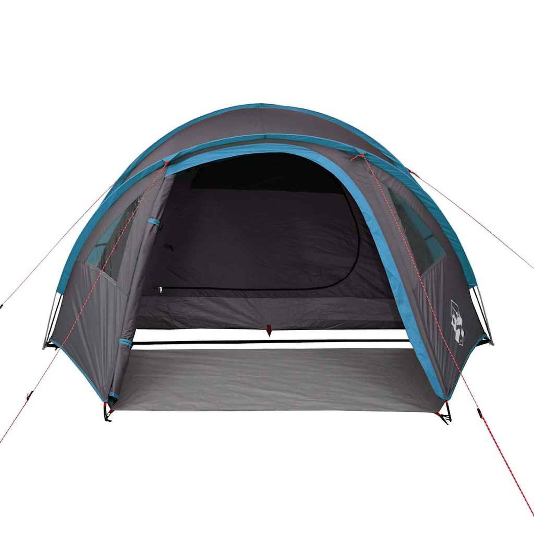 Voir la diapositive 5 : VIDAXL Tente de camping a dome 4 personnes bleu impermeable
