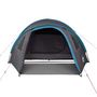 Voir la diapositive 5 : VIDAXL Tente de camping a dome 4 personnes bleu impermeable