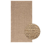 VIDAXL Tapis ZIZUR 80x150 cm aspect de jute interieur et exterieur