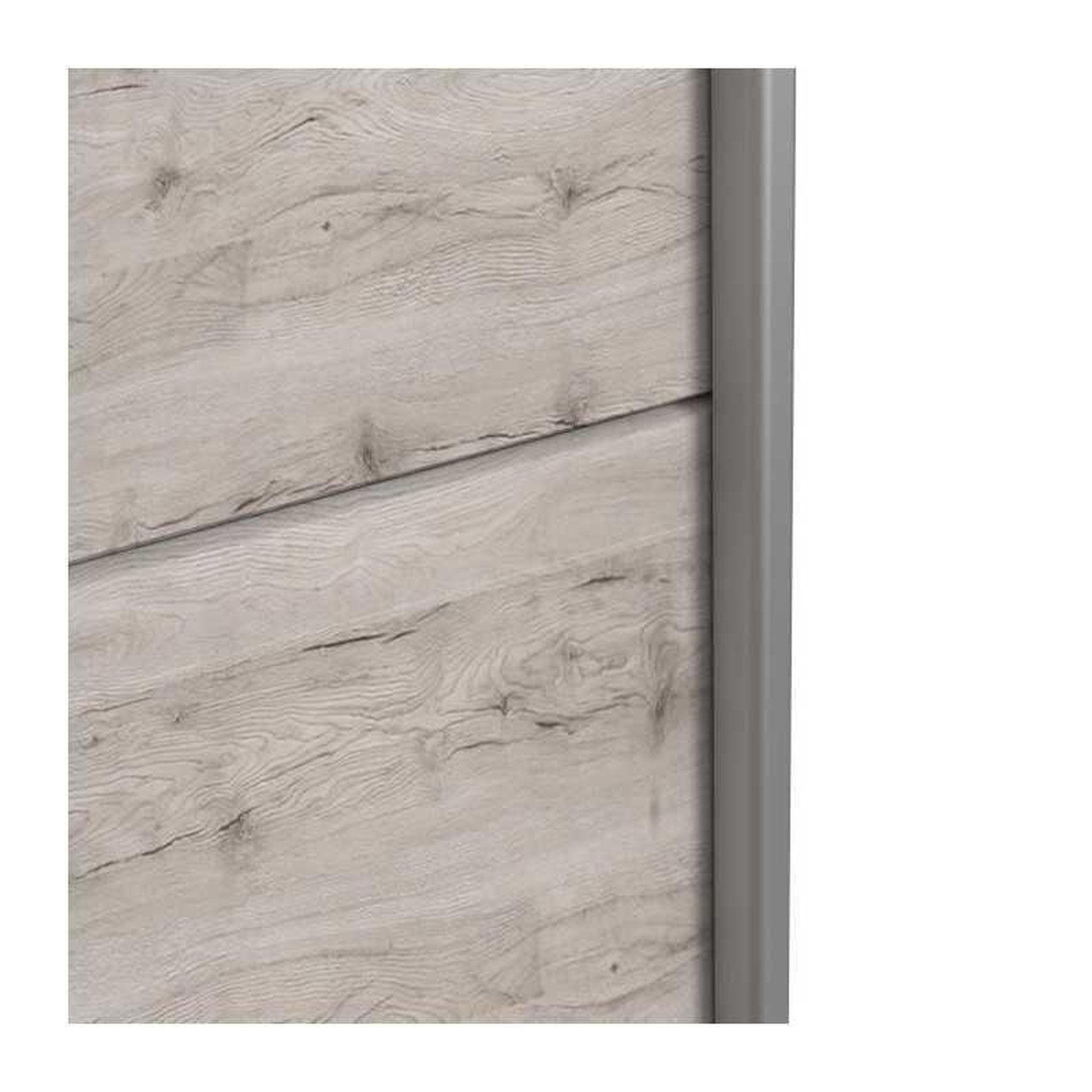 Voir la diapositive 4 : FINLANDEK Finlandek ulos armoire de chambre beige effet chêne clair, 2 portes coulissantes, 5 étagères, 2 tringles, 170,3 x 61,2 x 190,5 cm