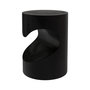 Voir la diapositive 1 : MAISON PAVANE Table d'appoint noire en bois de suar D35 cm-Chowi