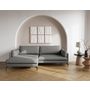 Voir la diapositive 1 : LISA DESIGN Carlos - canapé d'angle gauche 4 places ultra moelleux en tissu texturé