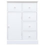 Voir la diapositive 5 : VIDAXL Buffet avec 10 tiroirs Blanc 113x30x79 cm Bois