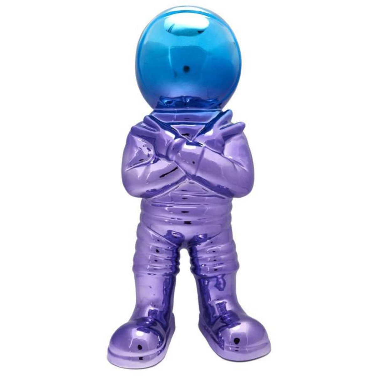 Paris Prix Statuette Astronaute  Electroplate  33cm Multicolore