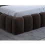 Voir la diapositive 4 : BEST MOBILIER Cleo - lit coffre avec led - 160x200 cm - sommier inclus - en velours