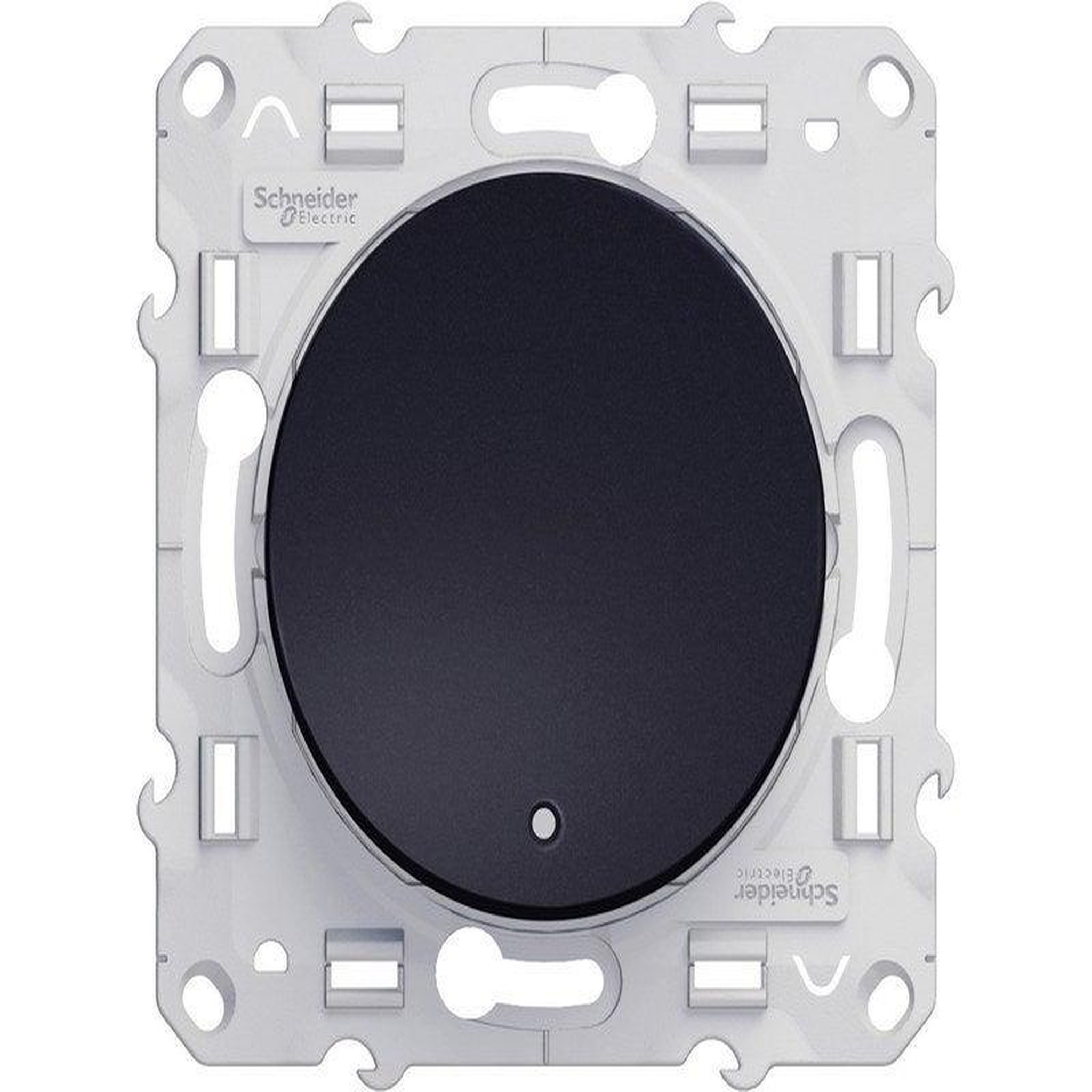 Schneider Electric Interrupteur VV, à voyant lumineux Odace, gris anthracite