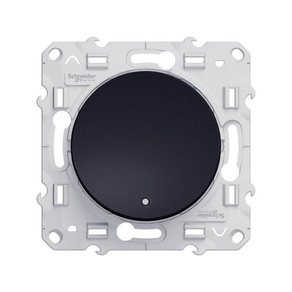 Schneider Electric Interrupteur VV, à voyant lumineux Odace, gris anthracite