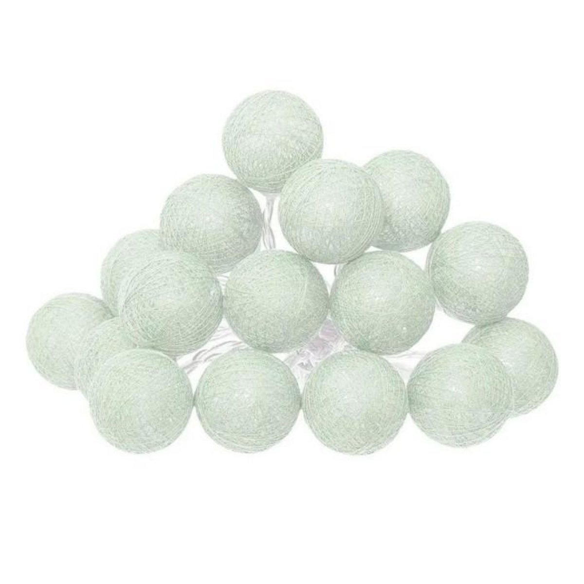 ATMOSPHERA Guirlande Led  16 Mini Boules  255cm Vert Céladon