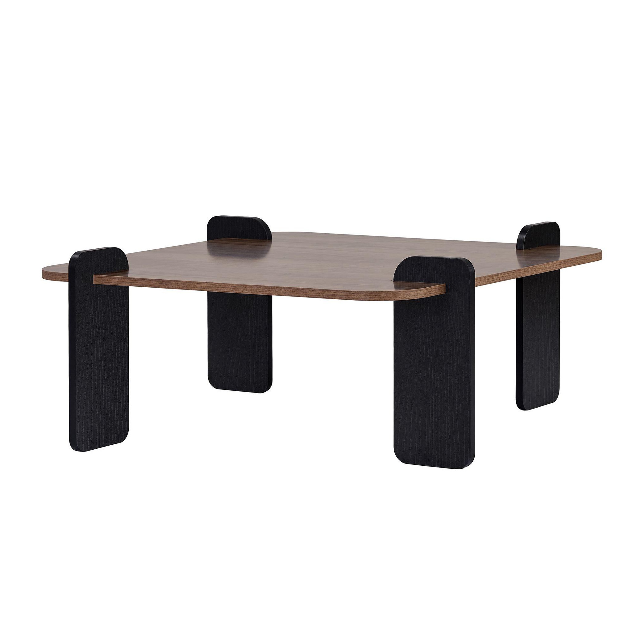 Habitat et Jardin Table basse en bois  marais  - 90 x 90 x 35 cm - marron