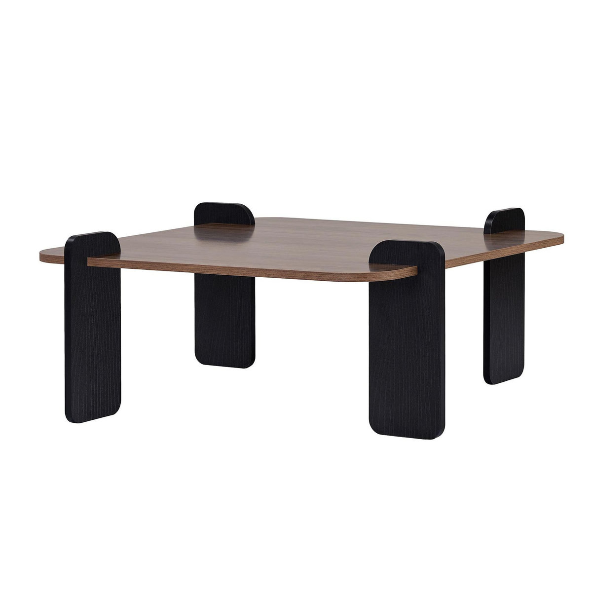 Habitat et Jardin Table basse en bois  Marais  - 90 x 90 x 35 cm - Marron