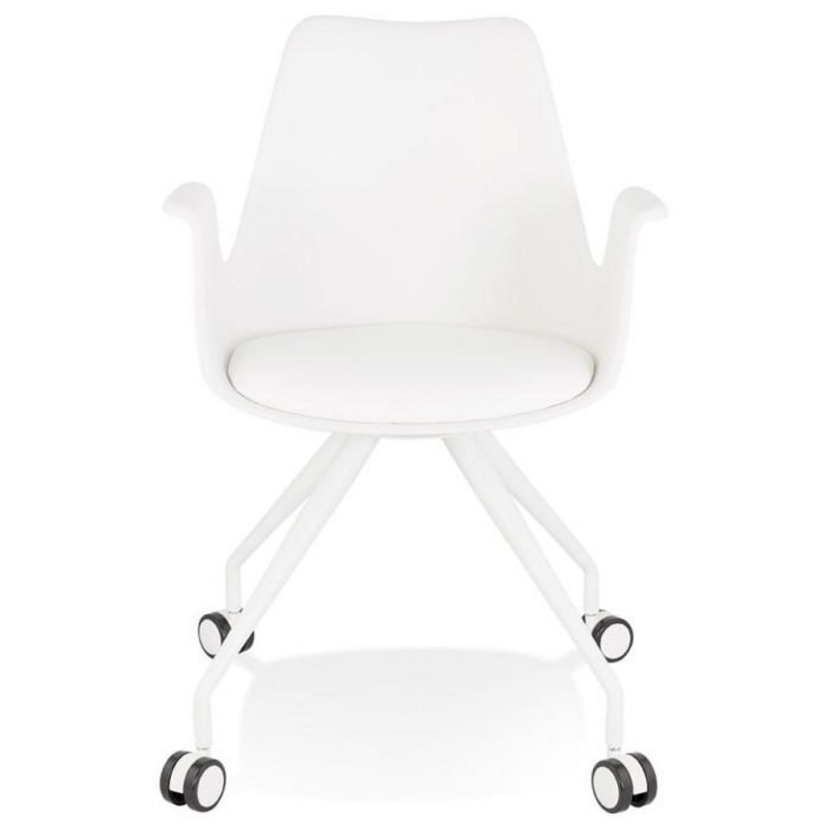 Paris Prix Chaise de Bureau Design  Mirabel  89cm Blanc
