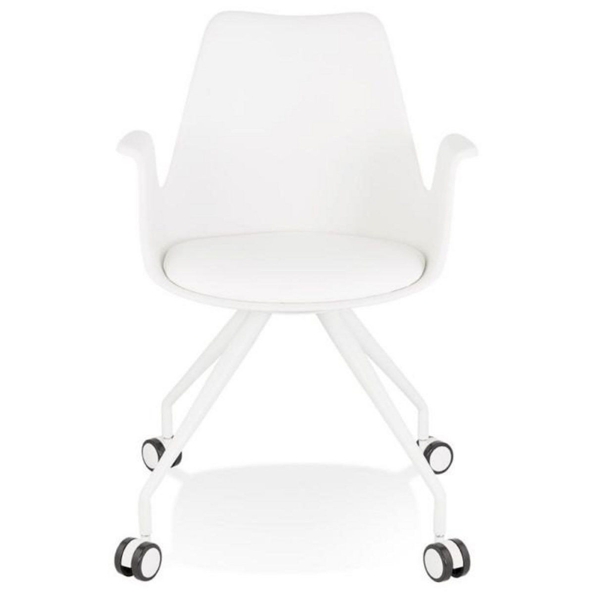 Paris Prix Chaise de Bureau Design  Mirabel  89cm Blanc