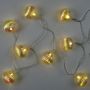 Voir la diapositive 2 : Paris Prix Guirlande Lumineuse Led  Coquillage  165cm Transparent