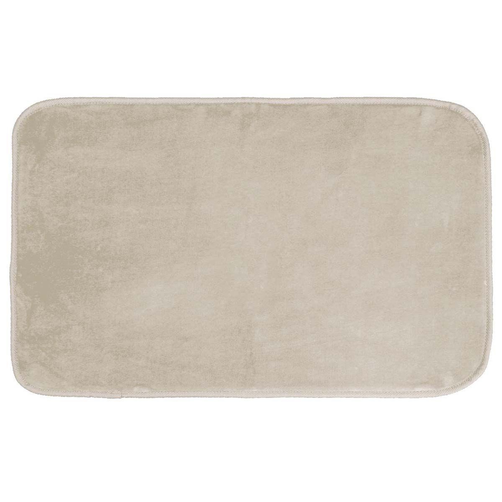 Voir la diapositive 2 : Douceur d'Intérieur Tapis de bain microfibre  vitamine ii  45x75cm taupe