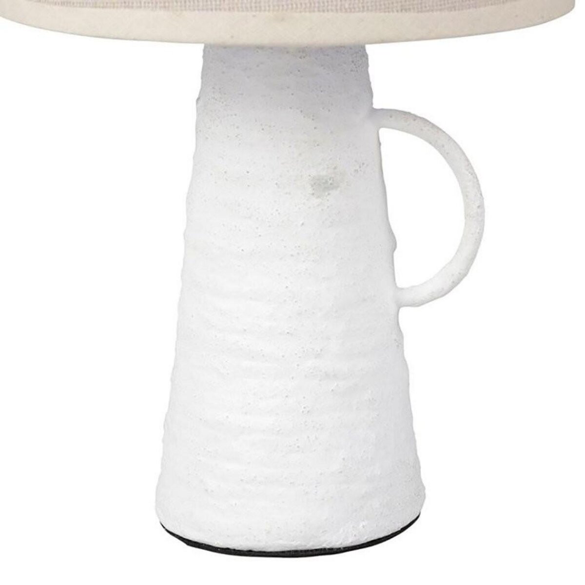 OSTARIA Lampe amphore métal Abisko blanche beige
