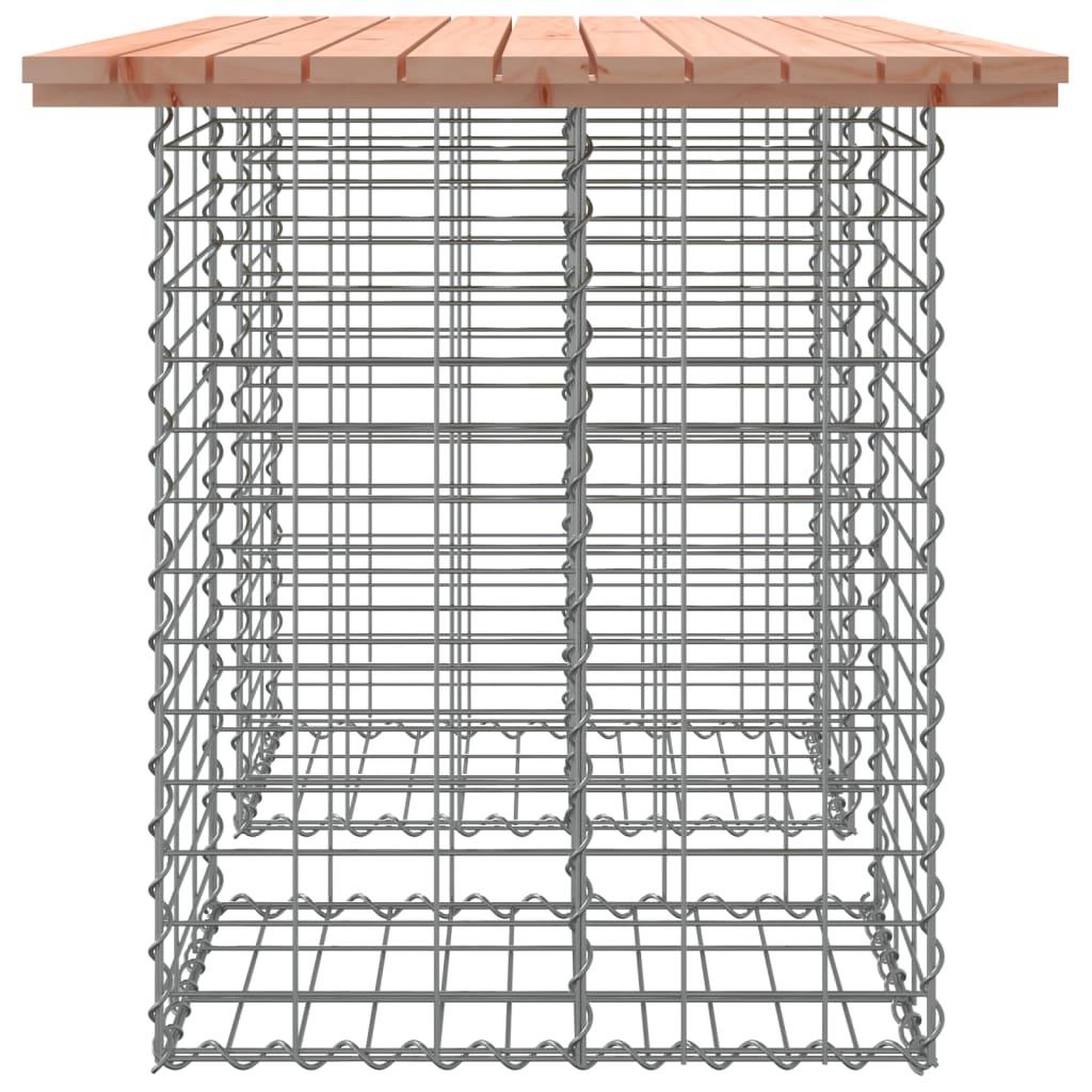 Voir la diapositive 4 : VIDAXL Banc de jardin design gabion 100x70x72cm bois massif de douglas