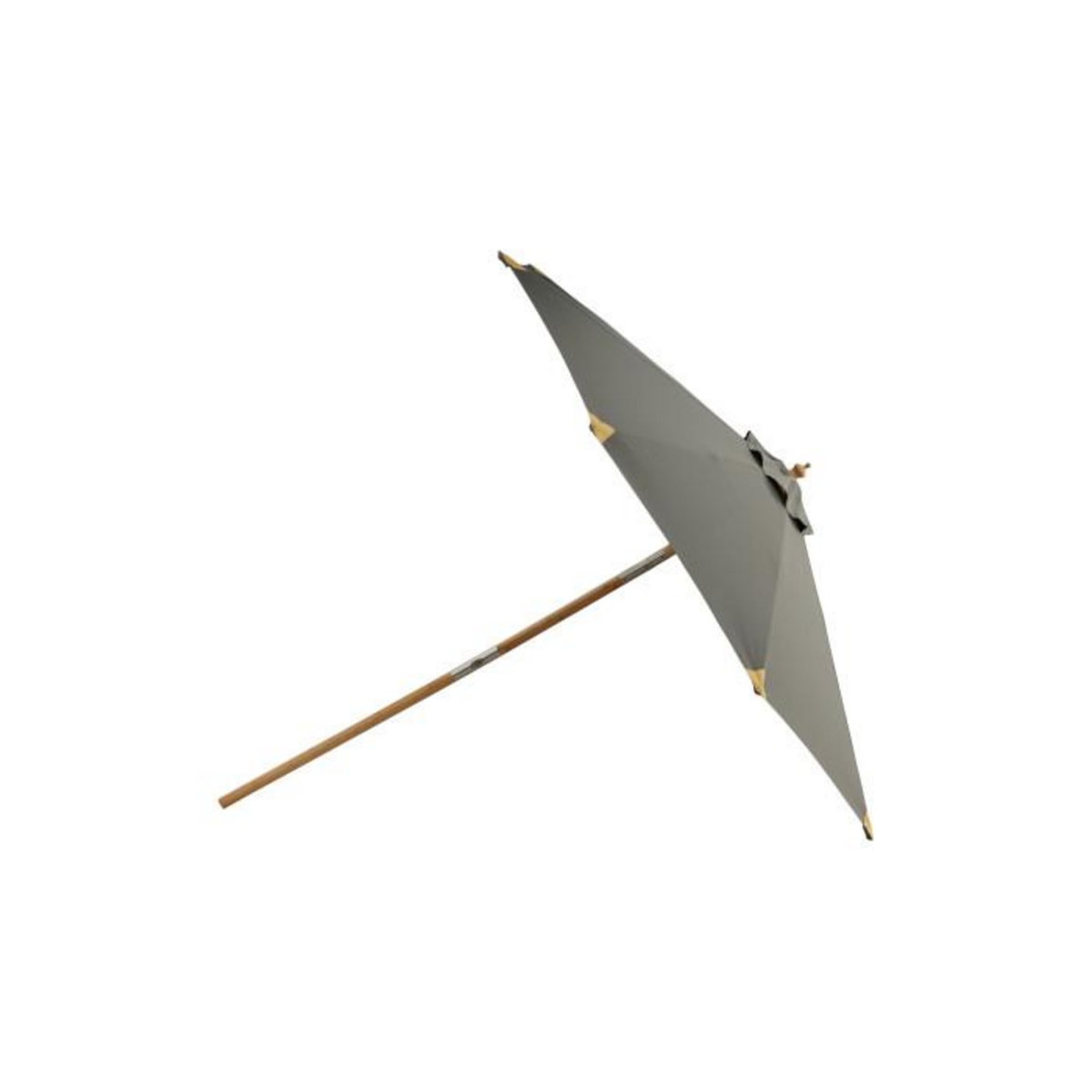 Paris Prix Parasol en Bois  Cerox  270cm Gris