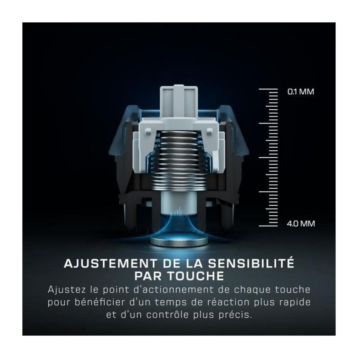 Turtle Beach Clavier gamer Vulcan II TKL Pro Noir Lin