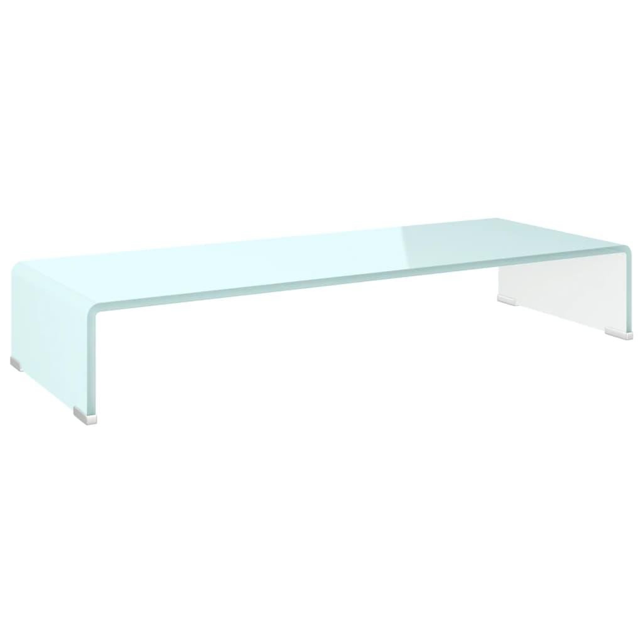 Voir la diapositive 2 : VIDAXL Meuble TV/Support pour moniteur 80x30x13 cm verre vert
