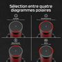 Voir la diapositive 3 : HyperX Micro Gamer QuadCast 2 Black