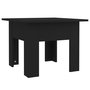 Voir la diapositive 2 : VIDAXL Table basse noir 55x55x42 cm bois d'ingenierie
