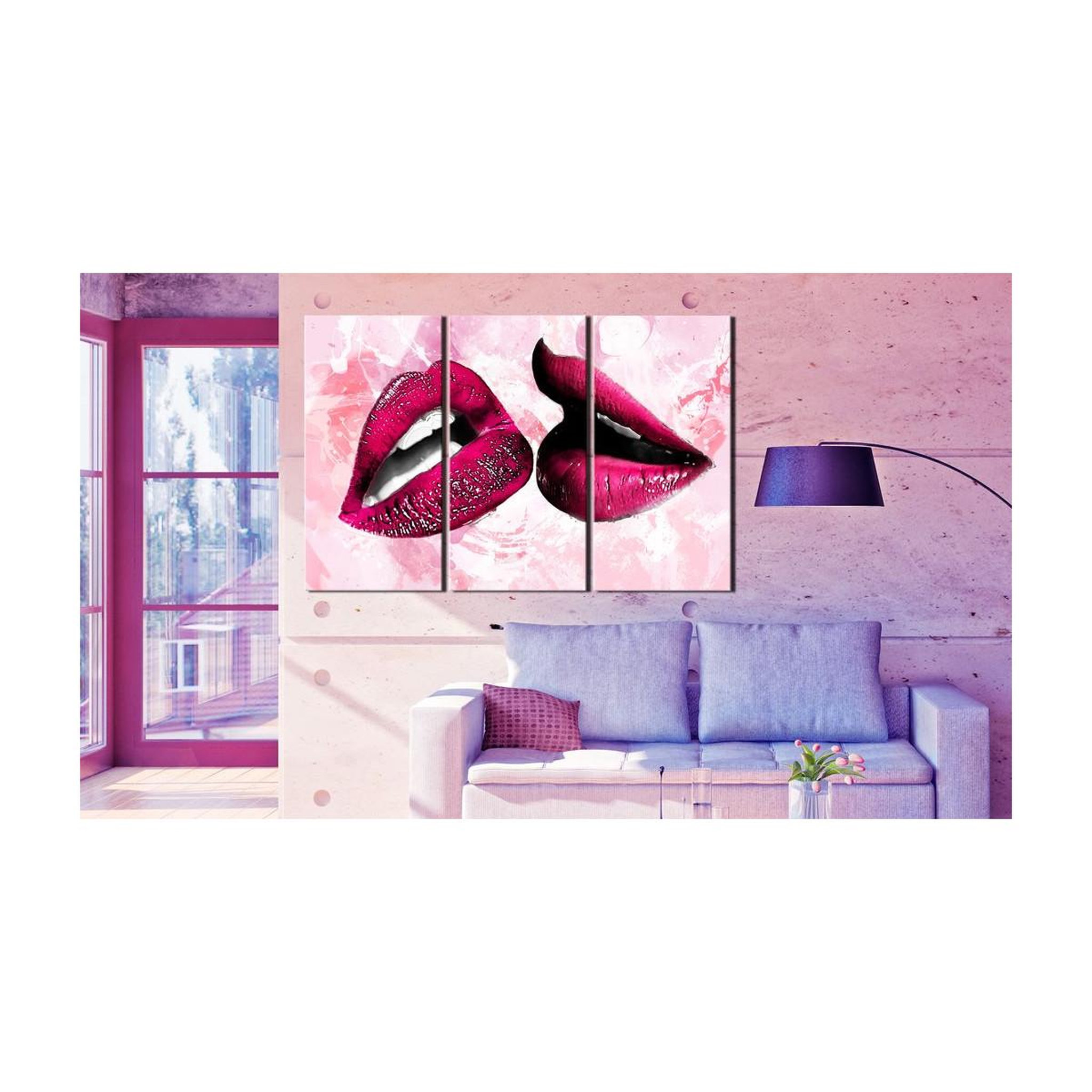 Voir la diapositive 2 : Paris Prix Tableau imprimé  murmures tendres