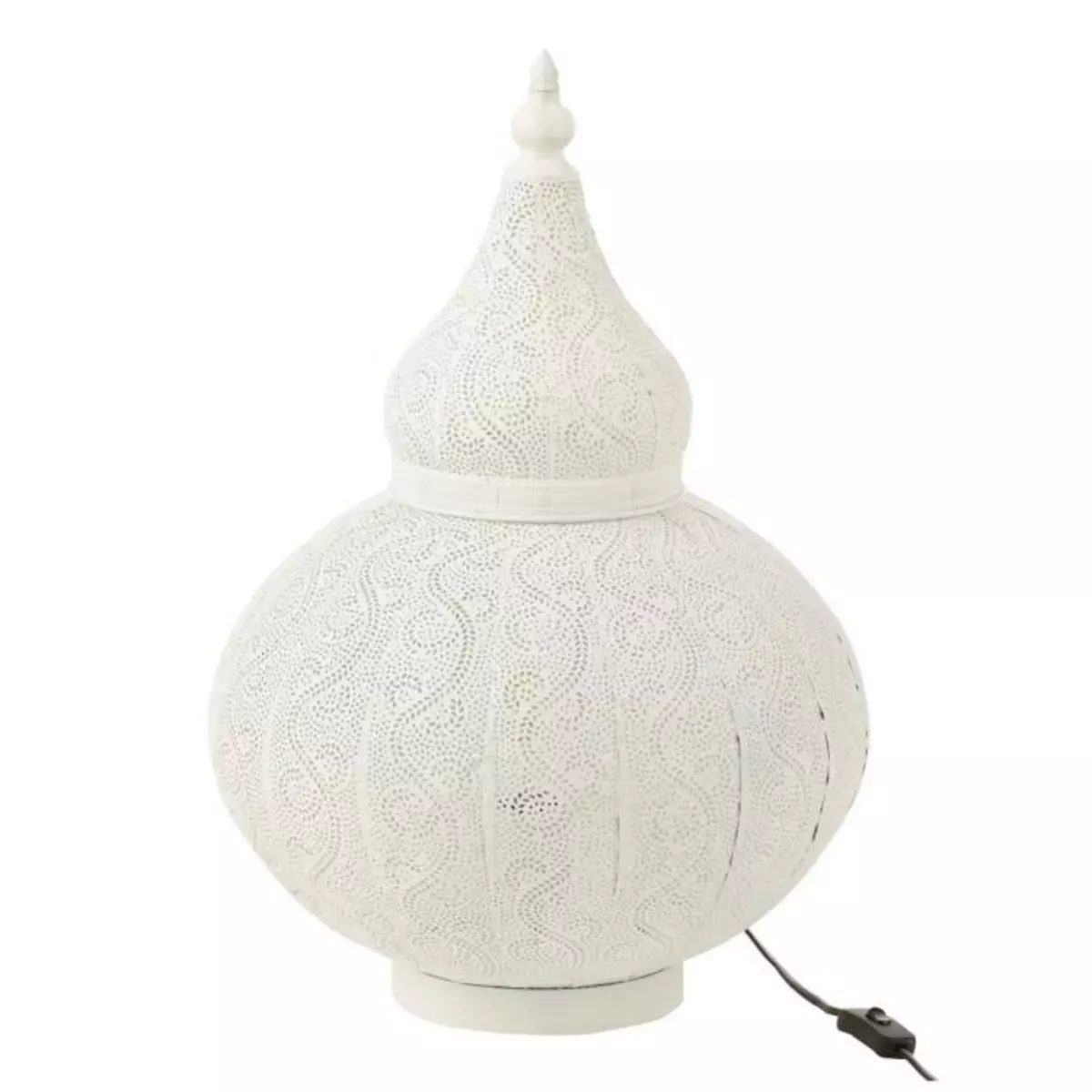 Paris Prix Lampe à Poser en Métal  Aladin  59cm Blanc