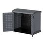 Voir la diapositive 5 : DURAMAX Armoire de rangement jardin Résine  - 1200L - Gris - STOREAWAY ARC LID