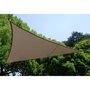 HESPERIDE Voile d'ombrage triangulaire Curacao - 3 x 3 x 3 m - Taupe