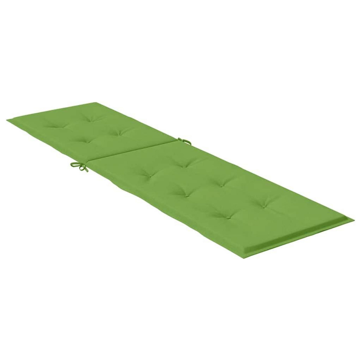 VIDAXL Coussin de chaise longue vert melange (75+105)x50x3 cm tissu