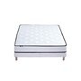 Voir la diapositive 2 : Ensemble matelas ressorts ensachés + sommier tapissier 140x190 cm ELOISE