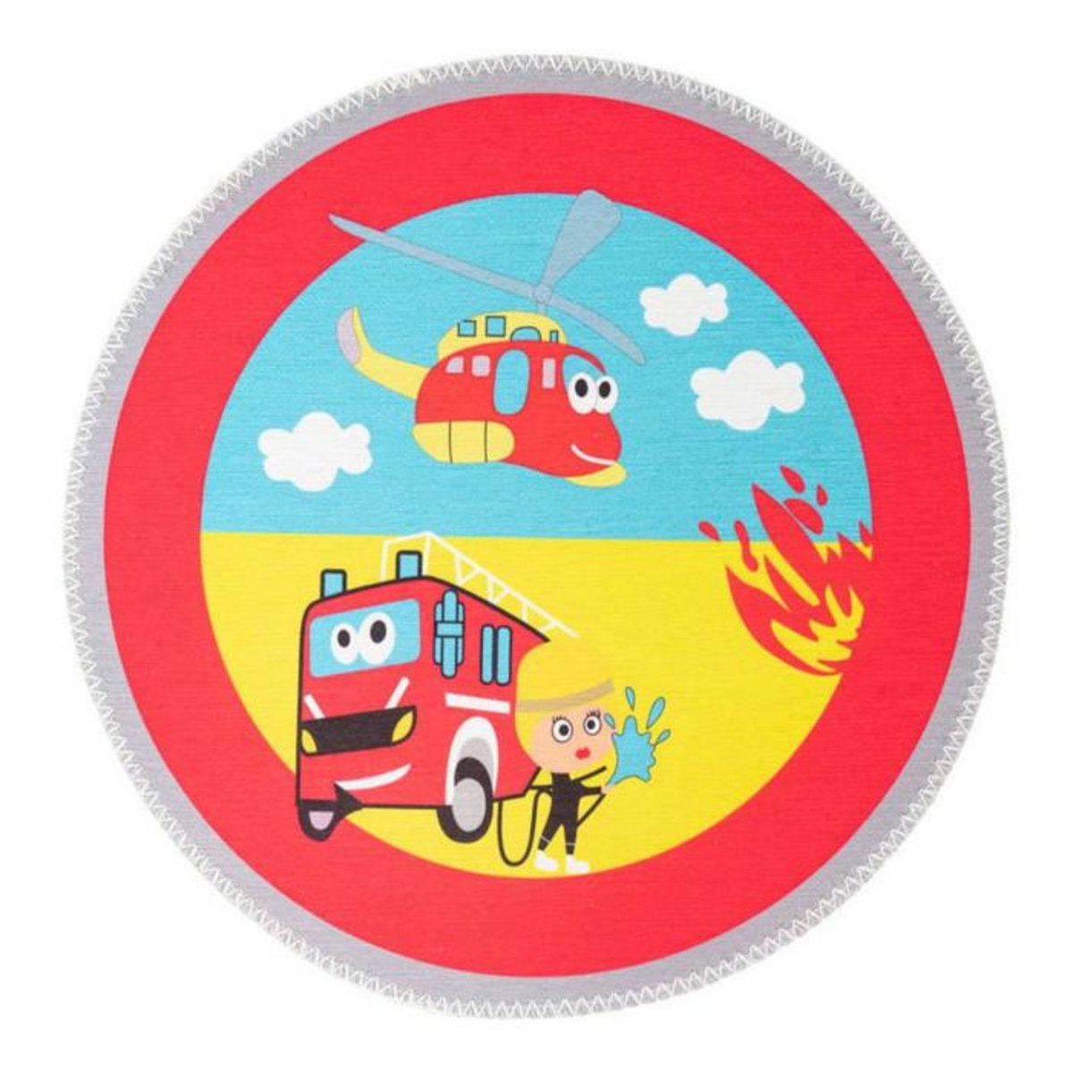 Paris Prix Tapis Enfant Imprimé  Playground III  160cm Multicolore