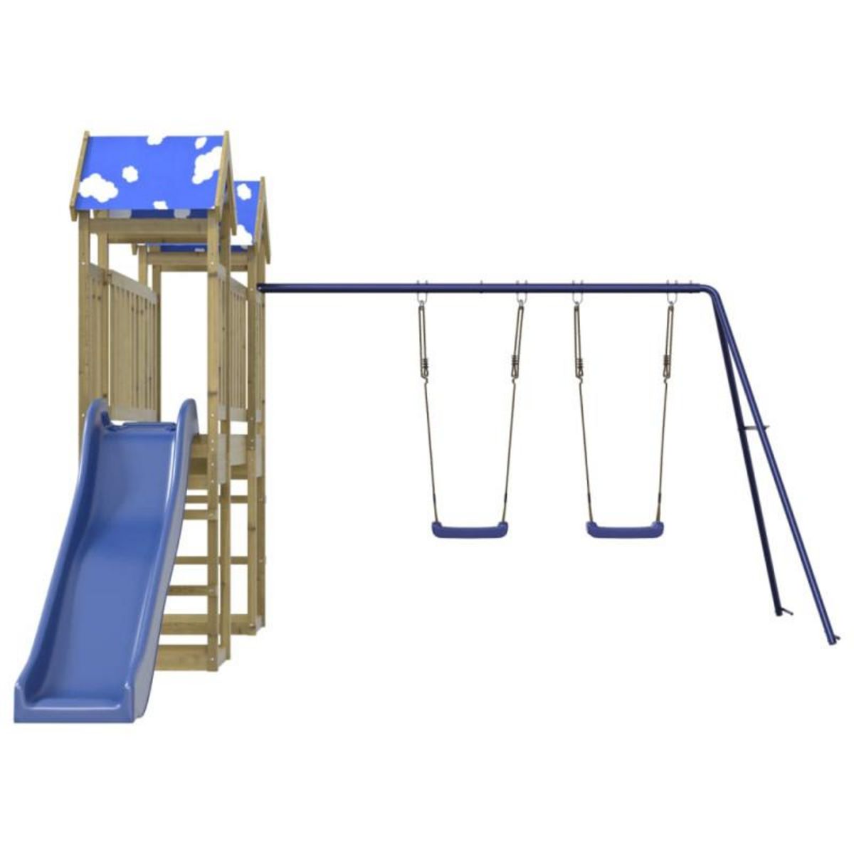 VIDAXL Aire de jeux d extérieur bois de pin imprégné