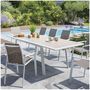 Voir la diapositive 2 : HESPERIDE Table de jardin extensible Pavane en aluminium