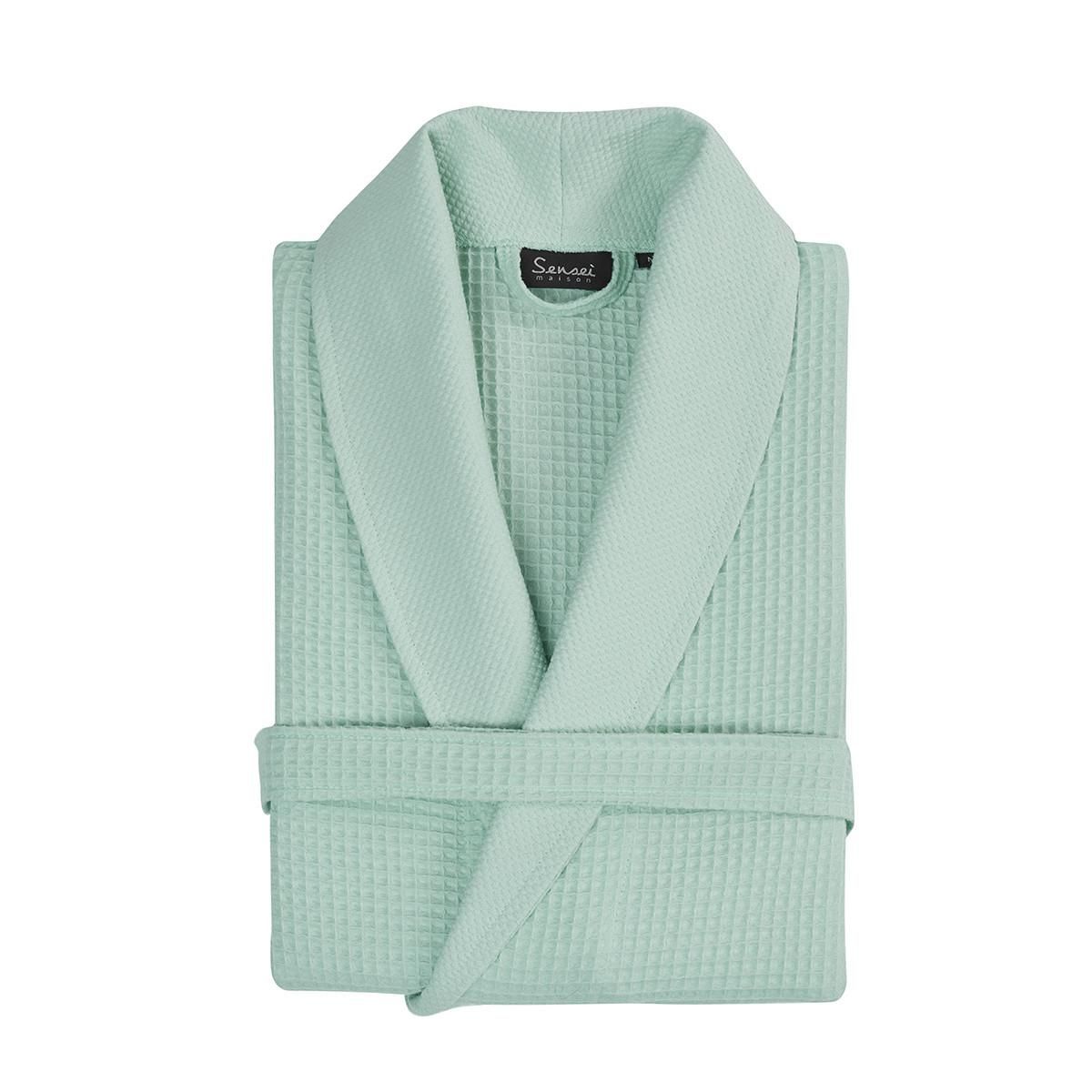 Sensei Maison Peignoir mixte nid d'abeille SPA COL CHÂLE